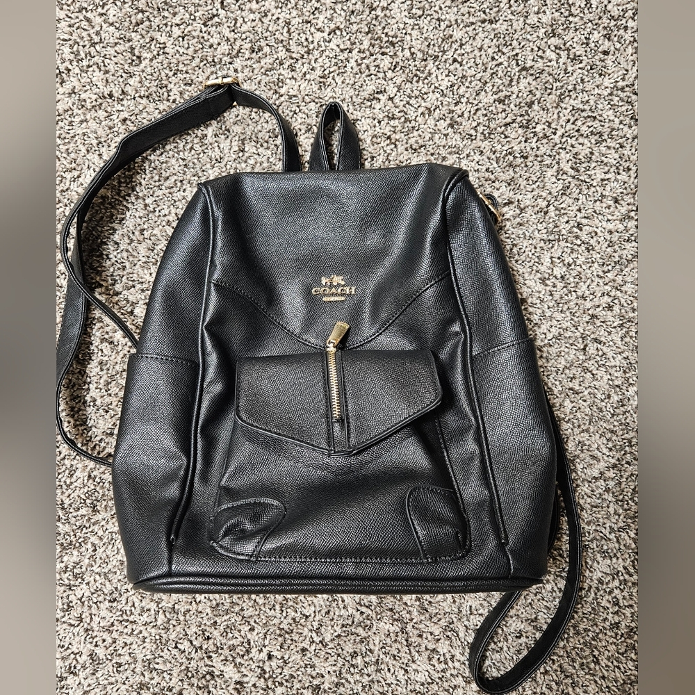 Small Coach backpack purse, Like New